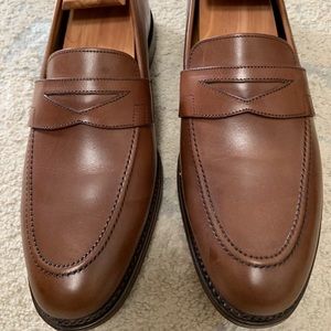 Peal & Co. Brown Leather Loafers!